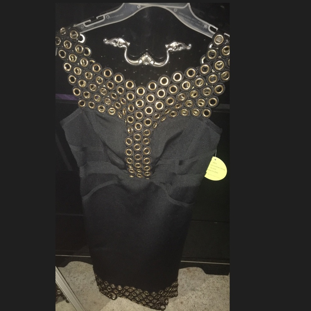 Black short dress!